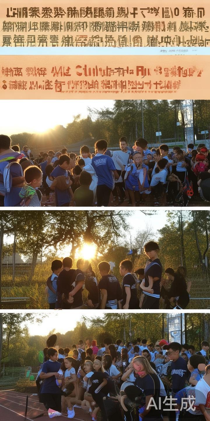 以“晨跑行动”为例，开元初中部每周一到周五早晨，组