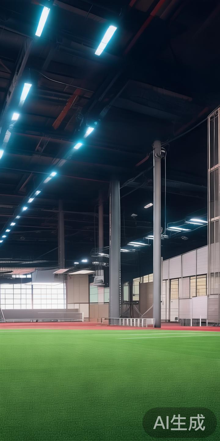 同时，场馆还配备了高清监控和智能照明系统，不仅保障